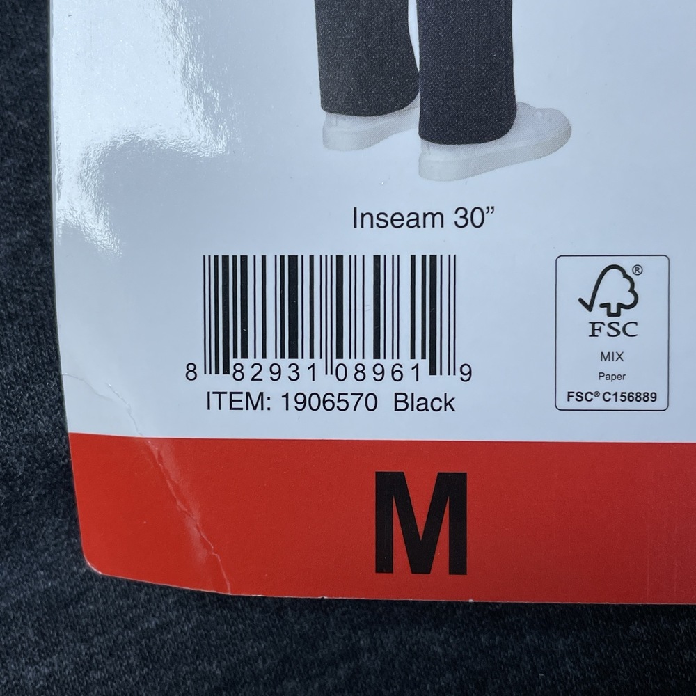 Mondetta Women's M Fleece Pants Black H1138 - Picture 4 of 6